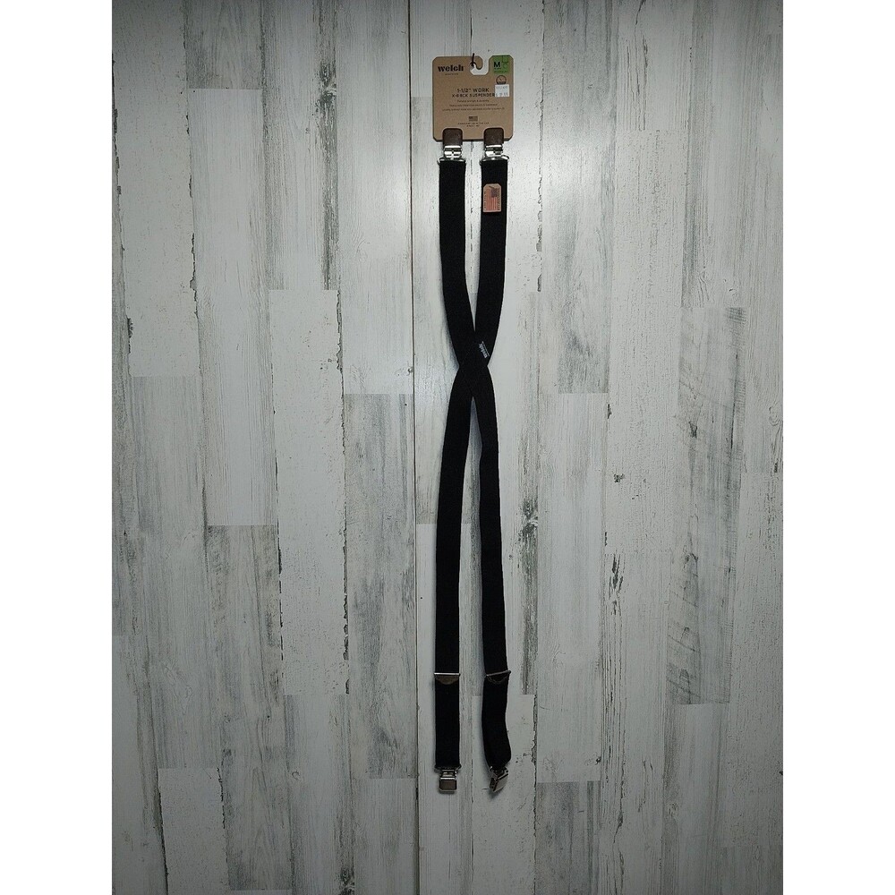 NWT Welch 1-1/2" Work Suspender  46" Long  Medium